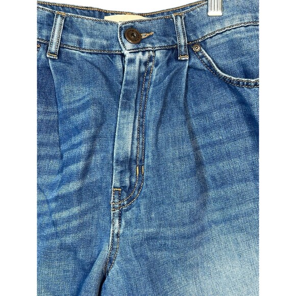 Weekend Max Mara Ecuba Cotton & Linen Bermuda Shorts Pleated Front Coastal 4 - Picture 5 of 13